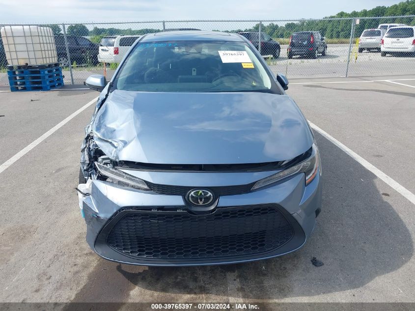 2020 Toyota Corolla Le VIN: JTDHPRAEXLJ102837 Lot: 39765397