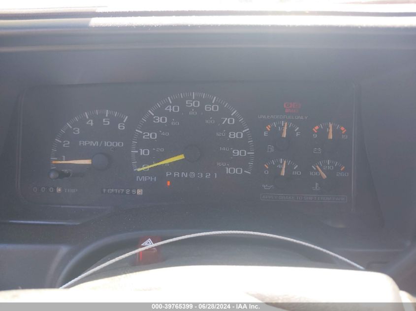 1997 Chevrolet Tahoe Ls VIN: 1GNEK13R5VJ404758 Lot: 39765399