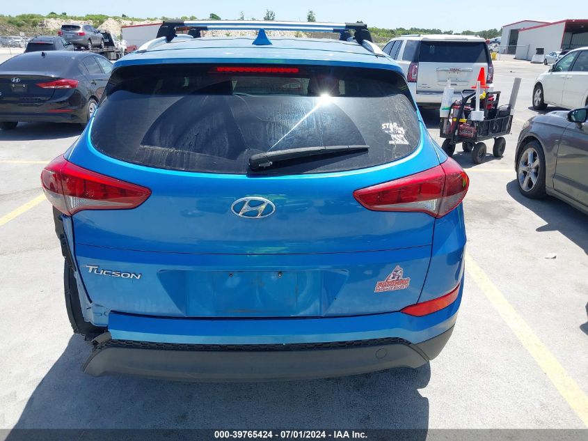 2018 Hyundai Tucson Sel VIN: KM8J33A41JU704406 Lot: 39765424