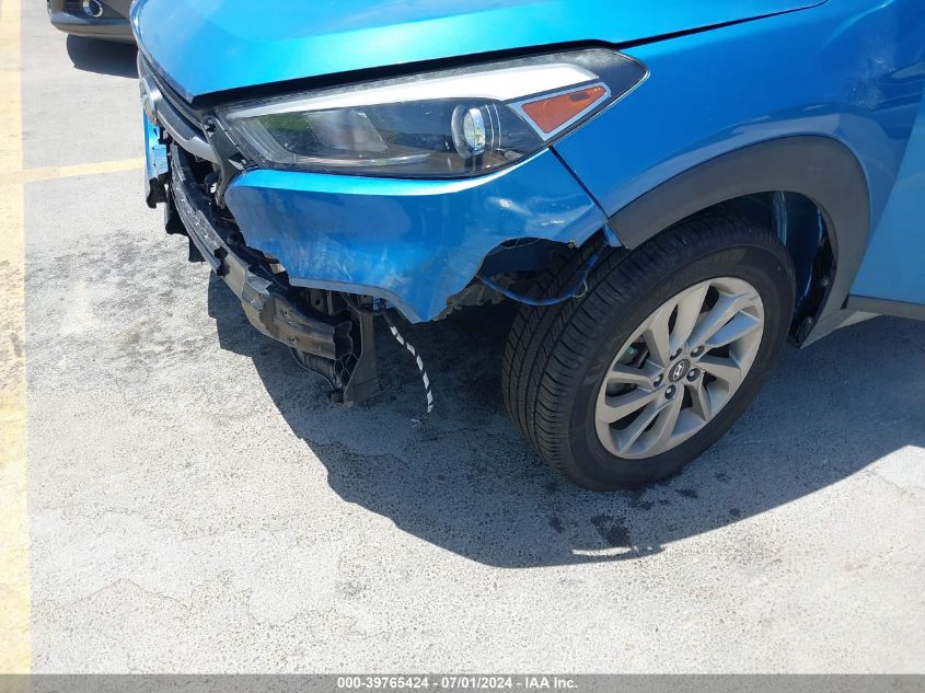 2018 Hyundai Tucson Sel VIN: KM8J33A41JU704406 Lot: 39765424