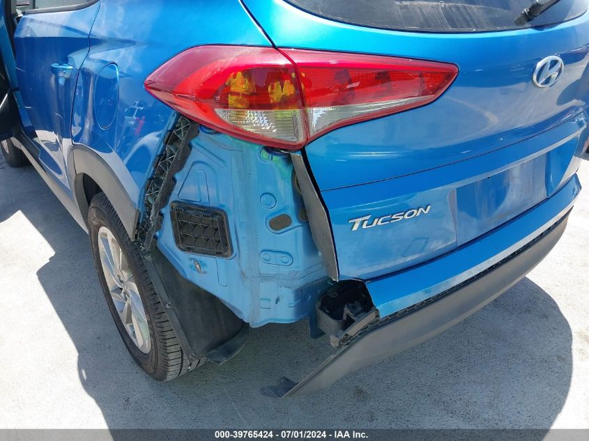 2018 Hyundai Tucson Sel VIN: KM8J33A41JU704406 Lot: 39765424