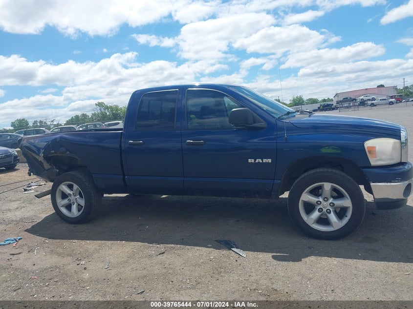 2008 Dodge Ram 1500 Slt VIN: 1D7HU18N08J179052 Lot: 39765444