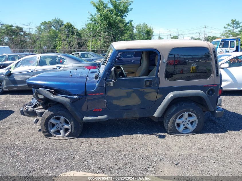 2002 Jeep Wrangler / Tj Se VIN: 1J4FA29P72P734478 Lot: 39765473