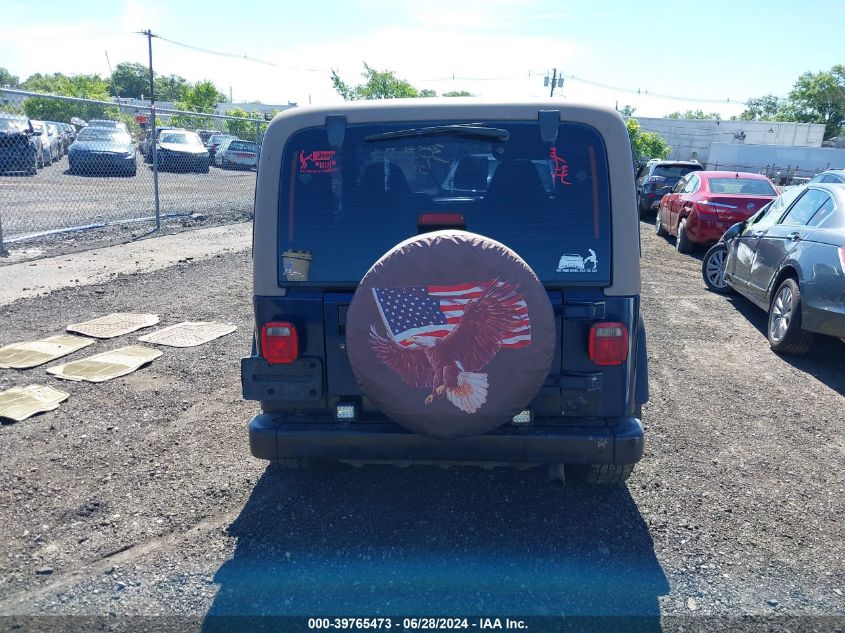 2002 Jeep Wrangler / Tj Se VIN: 1J4FA29P72P734478 Lot: 39765473