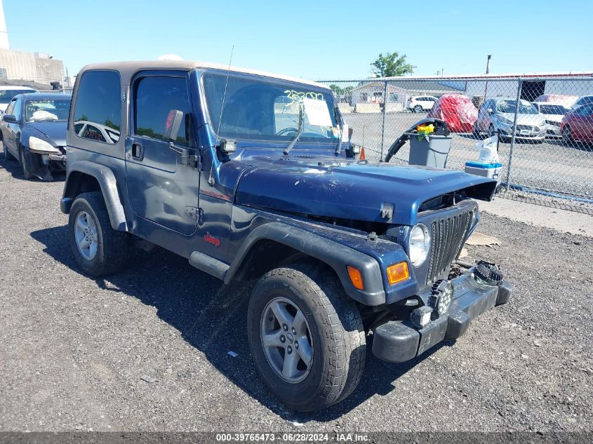 2002 Jeep Wrangler / Tj Se VIN: 1J4FA29P72P734478 Lot: 39765473