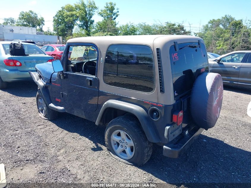 2002 Jeep Wrangler / Tj Se VIN: 1J4FA29P72P734478 Lot: 39765473