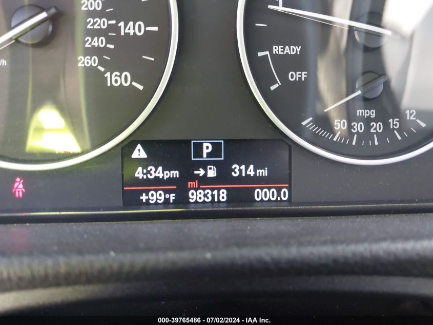 2015 BMW 320I VIN: WBA3B1C57FK141226 Lot: 39765486