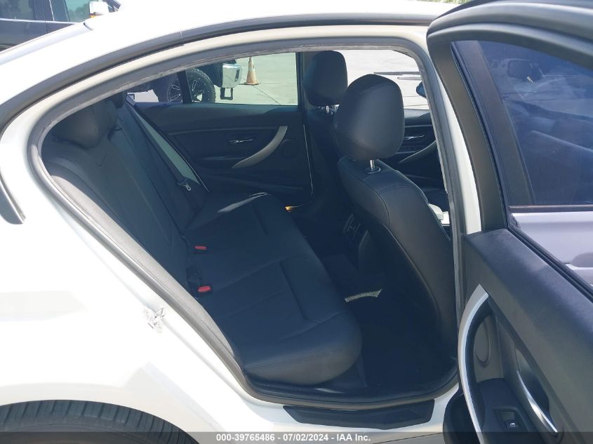 2015 BMW 320I VIN: WBA3B1C57FK141226 Lot: 39765486