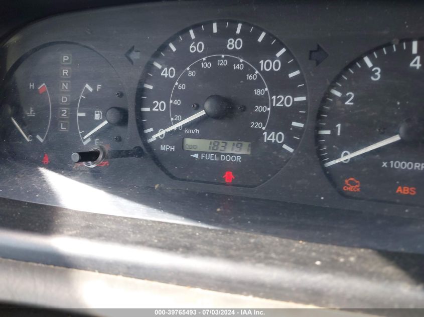 2000 Toyota Camry Le VIN: 4T1BG22K7YU676850 Lot: 39765493