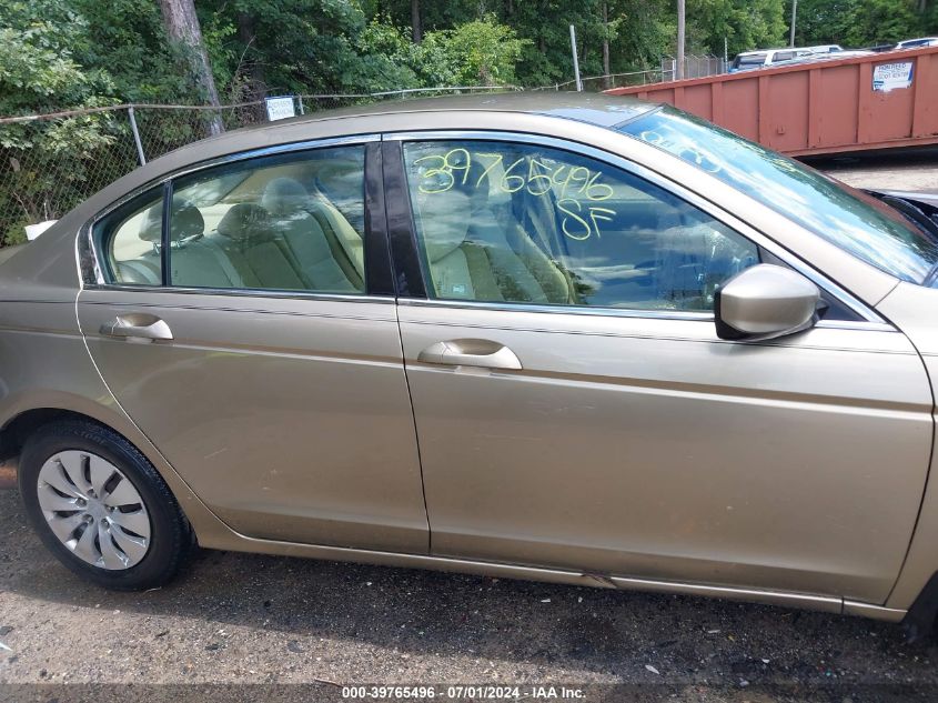 2009 Honda Accord 2.4 Lx VIN: 1HGCP26379A066544 Lot: 39765496