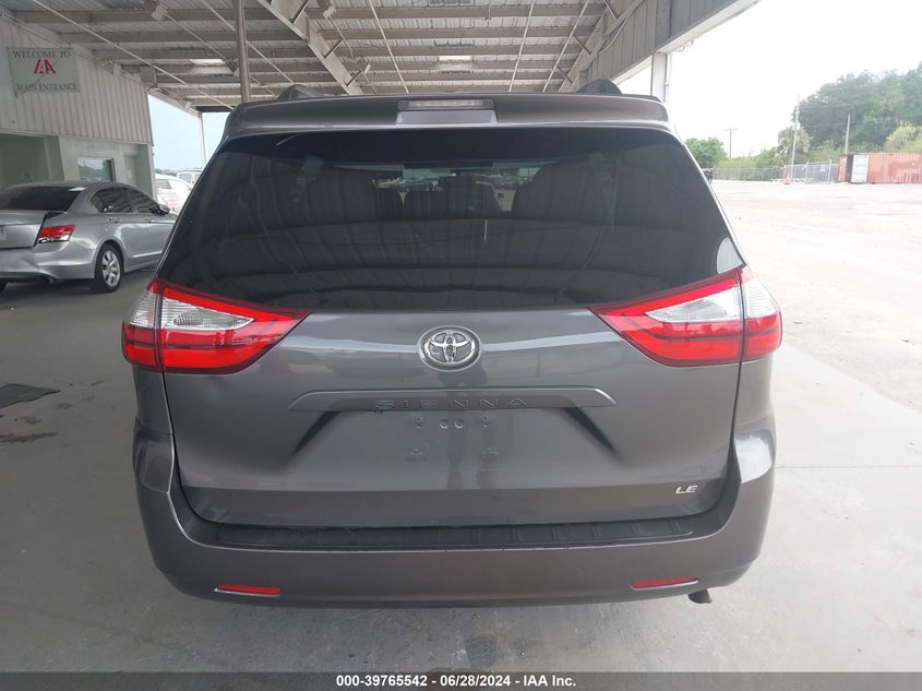 2015 Toyota Sienna Le 8 Passenger VIN: 5TDKK3DC6FS602674 Lot: 39765542