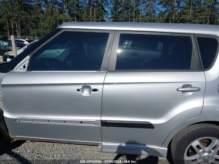 2011 Kia Soul + VIN: KNDJT2A29B7306907 Lot: 39765554