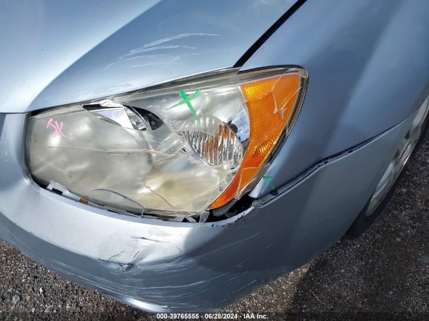 2005 Kia Spectra Lx/Ex VIN: KNAFE121X55133413 Lot: 39765555