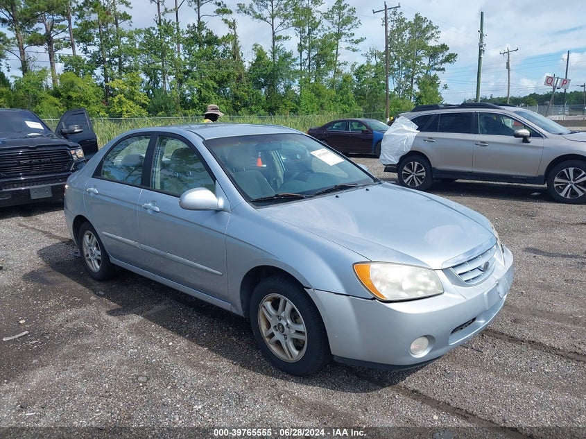 2005 Kia Spectra Lx/Ex VIN: KNAFE121X55133413 Lot: 39765555