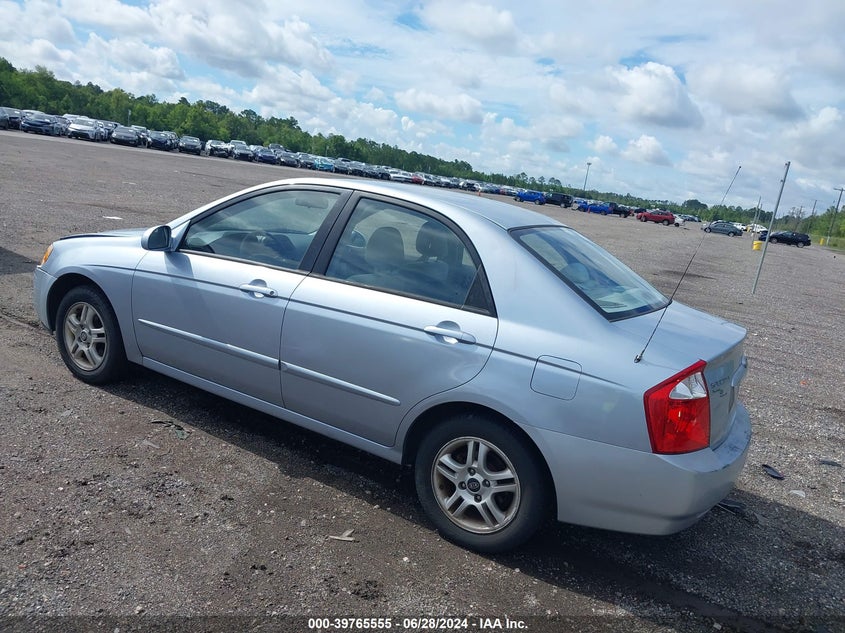 2005 Kia Spectra Lx/Ex VIN: KNAFE121X55133413 Lot: 39765555