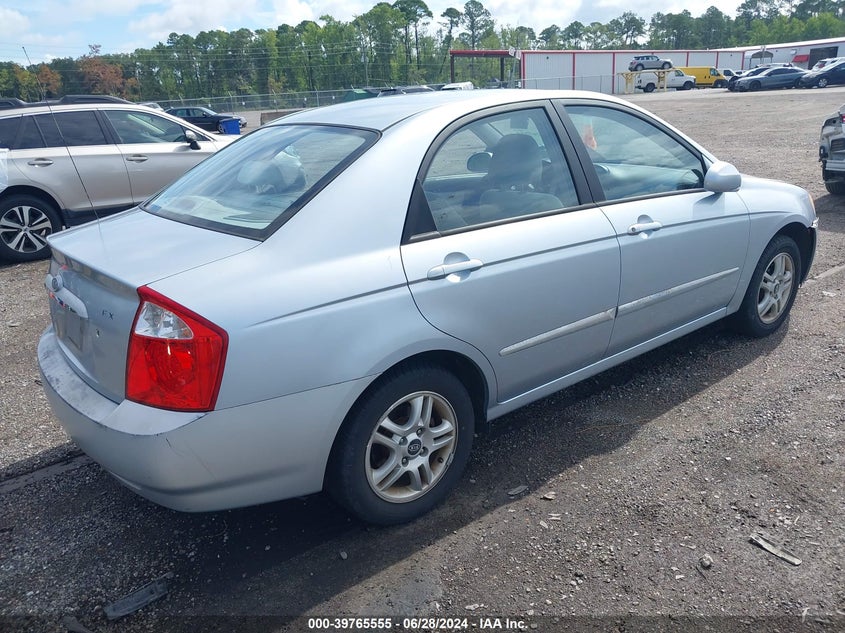 2005 Kia Spectra Lx/Ex VIN: KNAFE121X55133413 Lot: 39765555