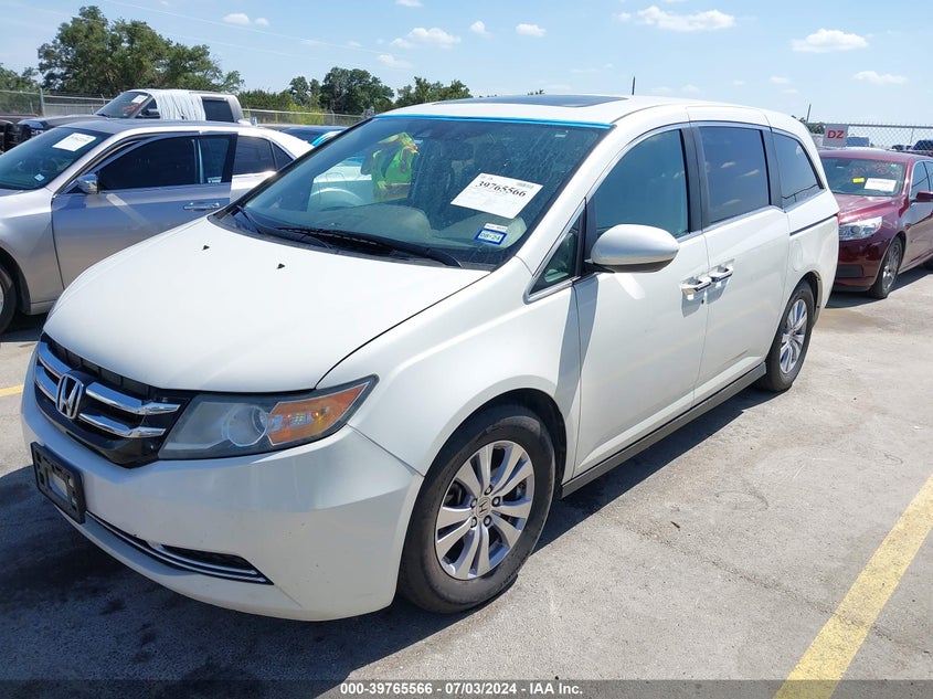 2016 HONDA ODYSSEY VIN: 5FNRL5H63GB016354