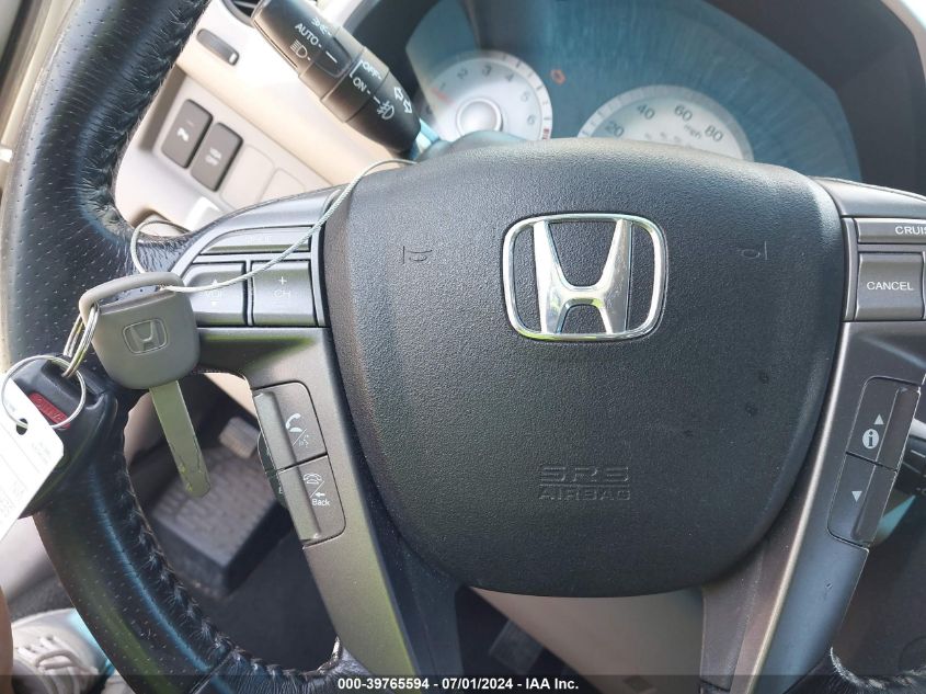 2010 Honda Pilot Touring VIN: 5FNYF3H91AB001294 Lot: 39765594