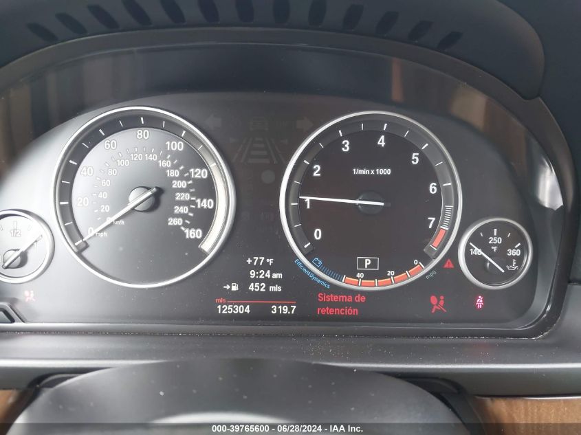 2012 BMW 528I I VIN: WBAXG5C51CDX03633 Lot: 39765600