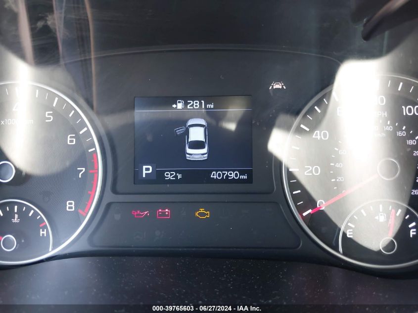 2020 Kia Optima Lx VIN: 5XXGT4L35LG400853 Lot: 39765603