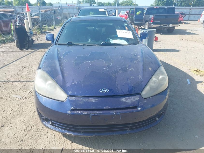 2007 Hyundai Tiburon Gt/Se/Gt Limited VIN: KMHHN66F07U239419 Lot: 39765625