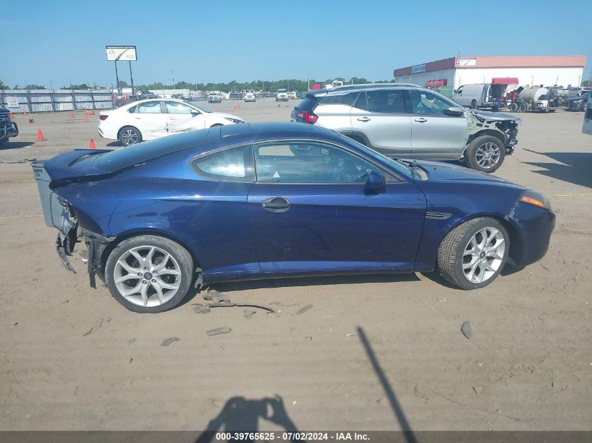 2007 Hyundai Tiburon Gt/Se/Gt Limited VIN: KMHHN66F07U239419 Lot: 39765625