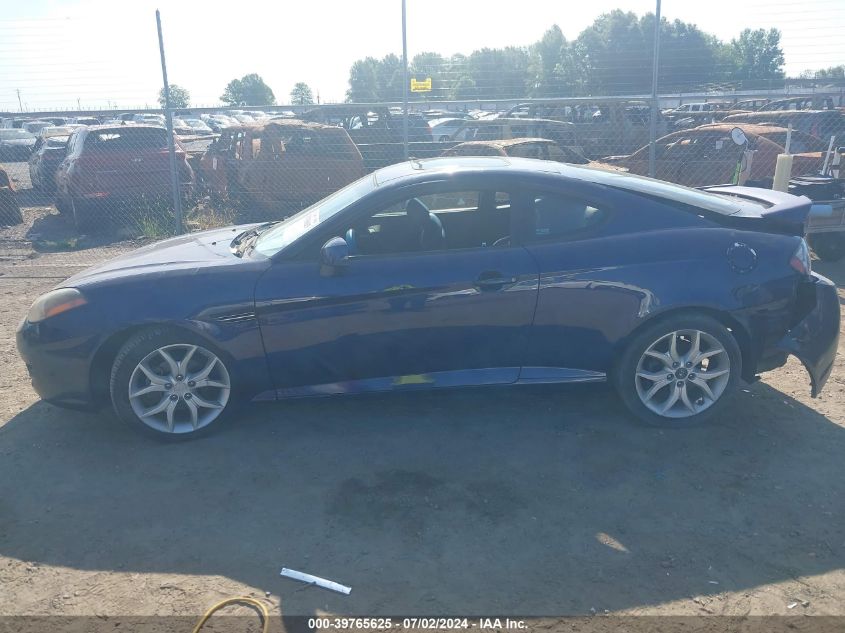 2007 Hyundai Tiburon Gt/Se/Gt Limited VIN: KMHHN66F07U239419 Lot: 39765625