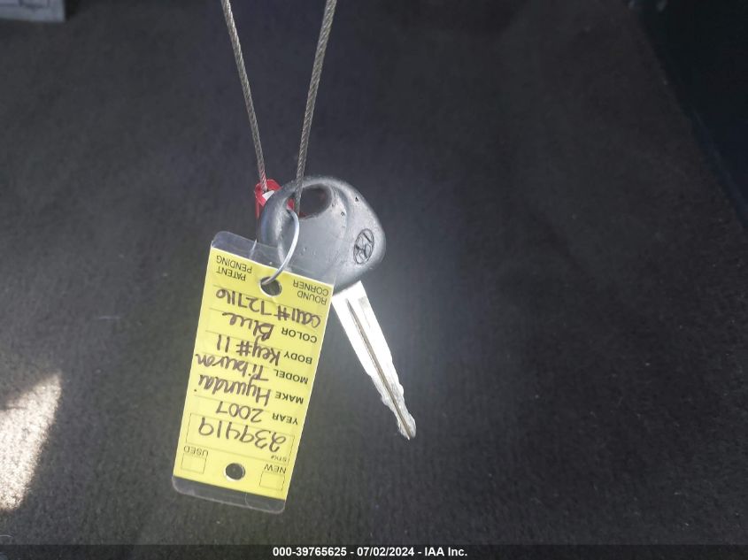 2007 Hyundai Tiburon Gt/Se/Gt Limited VIN: KMHHN66F07U239419 Lot: 39765625