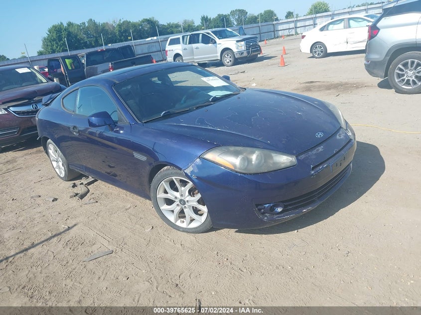 2007 Hyundai Tiburon Gt/Se/Gt Limited VIN: KMHHN66F07U239419 Lot: 39765625