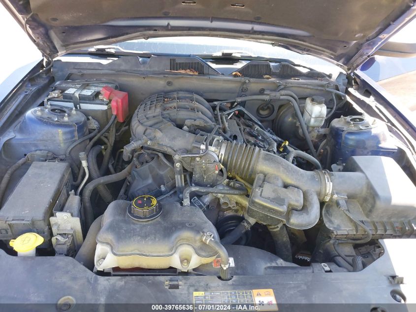 2012 Ford Mustang V6 VIN: 1ZVBP8AMXC5240360 Lot: 39765636