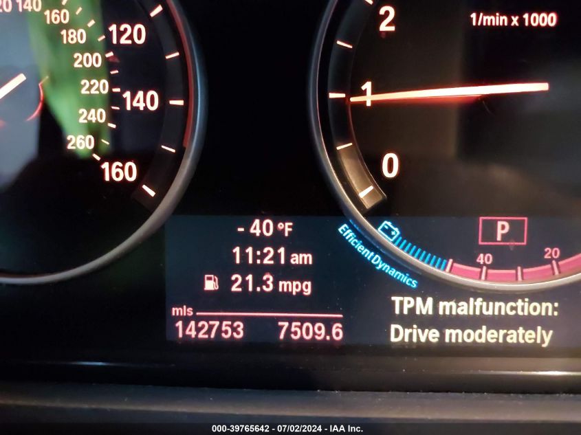 2013 BMW X3 xDrive28I VIN: 5UXWX9C50D0D05538 Lot: 39765642