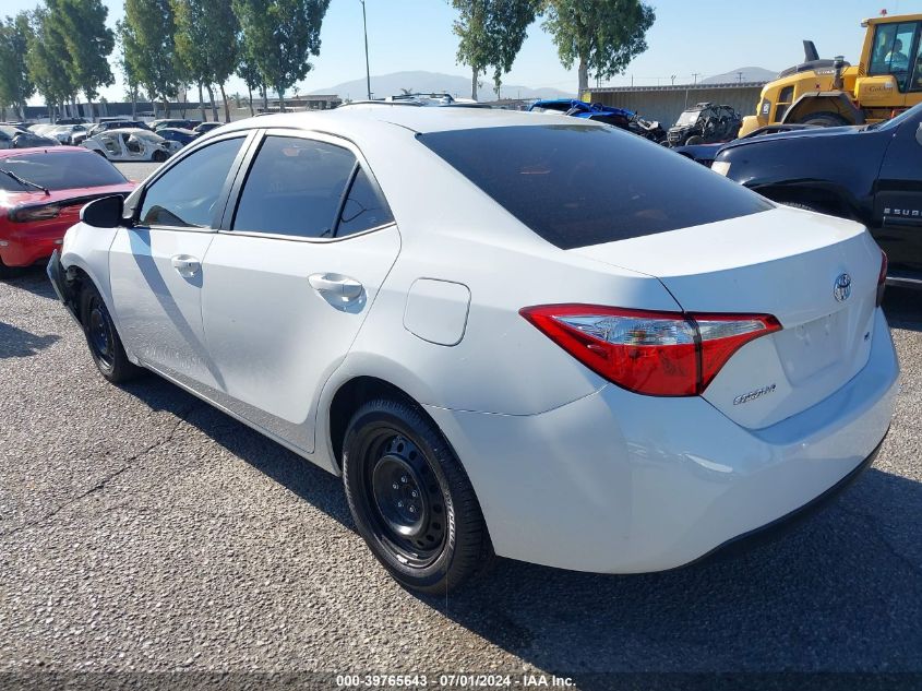 2015 Toyota Corolla Le VIN: 5YFBURHE5FP203336 Lot: 39765643