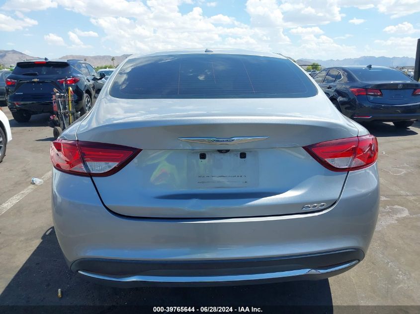 2015 Chrysler 200 Limited VIN: 1C3CCCAB8FN659465 Lot: 39765644