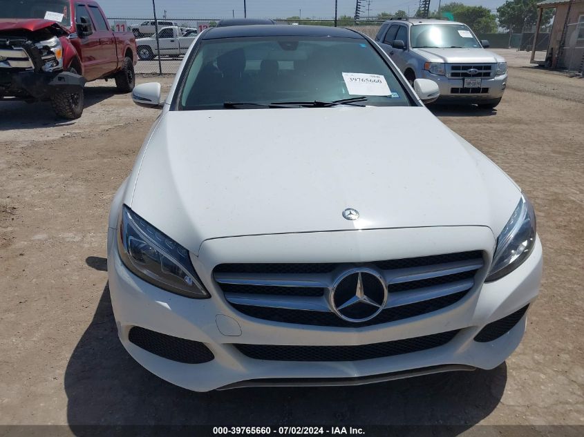 2017 Mercedes-Benz C 300 VIN: 55SWF4JB2HU230036 Lot: 39765660