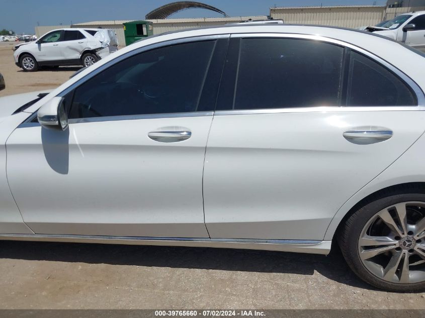 2017 Mercedes-Benz C 300 VIN: 55SWF4JB2HU230036 Lot: 39765660