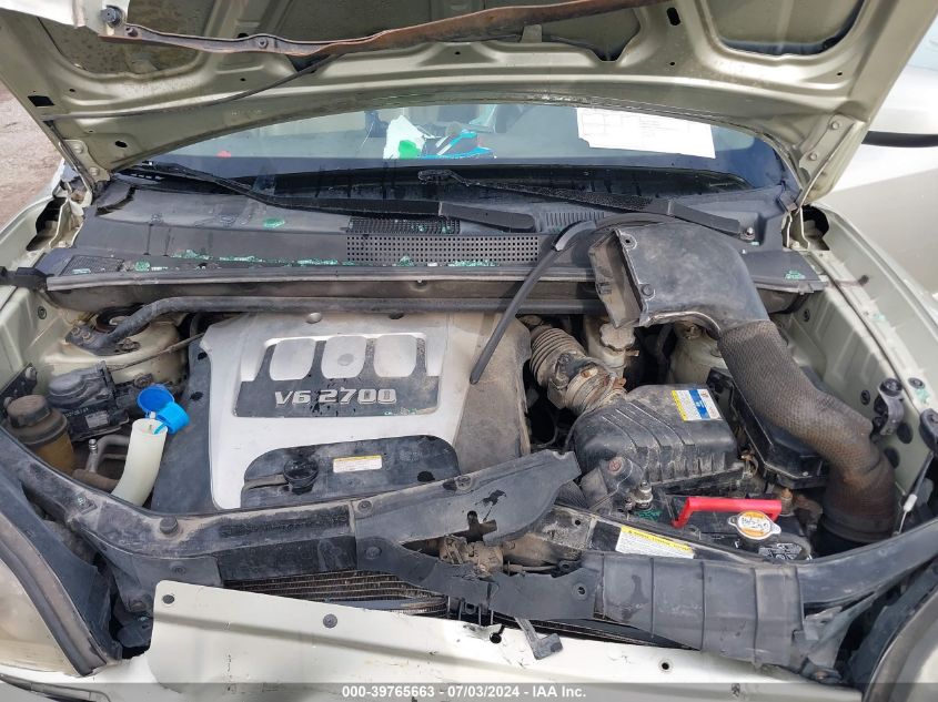 2007 Hyundai Tucson Se/Limited VIN: KM8JN72D57U480999 Lot: 39765663