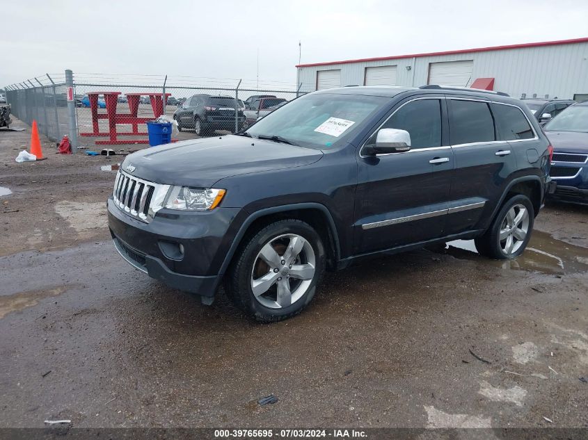 2012 Jeep Grand Cherokee Overland VIN: 1C4RJECG9CC281955 Lot: 39765695