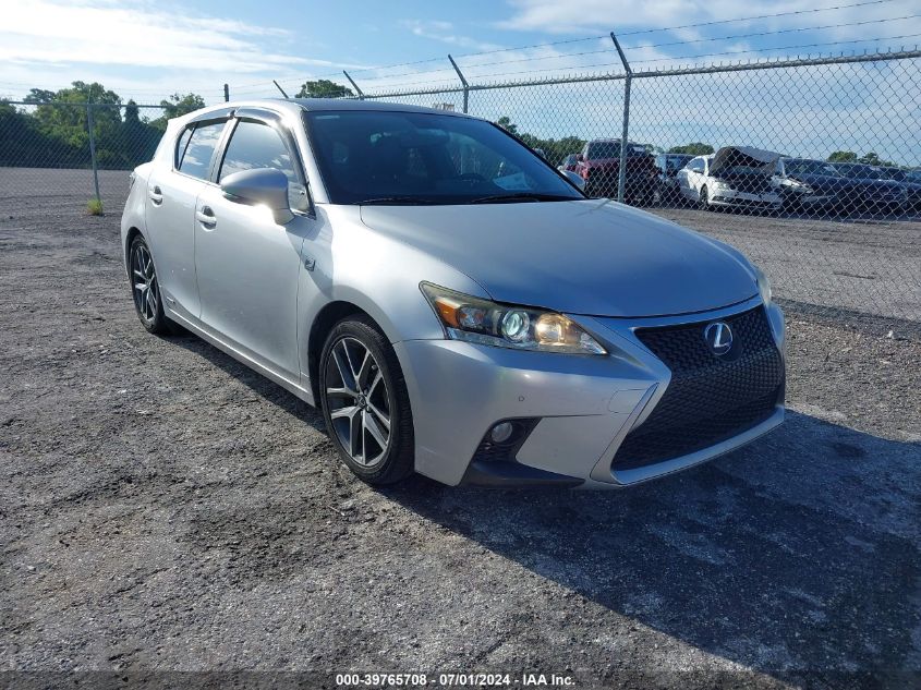 JTHKD5BH0E2174285 | 2014 LEXUS CT 200H