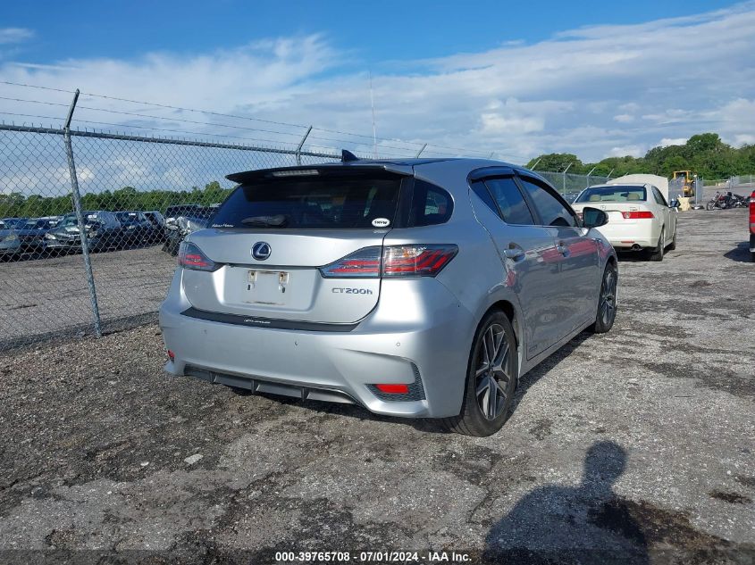 JTHKD5BH0E2174285 | 2014 LEXUS CT 200H