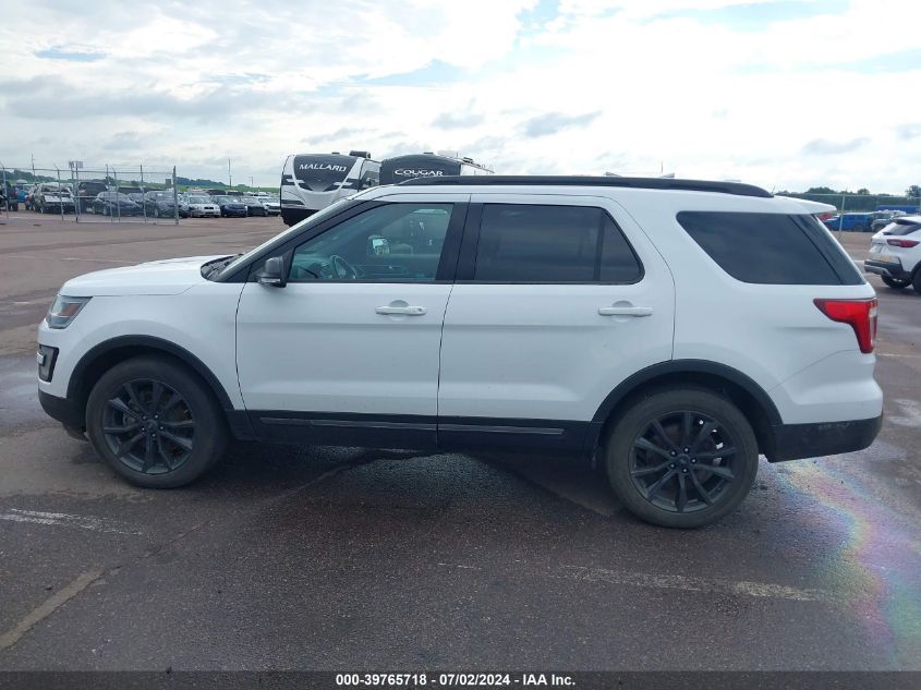 2017 Ford Explorer Xlt VIN: 1FM5K8D88HGB78106 Lot: 39765718