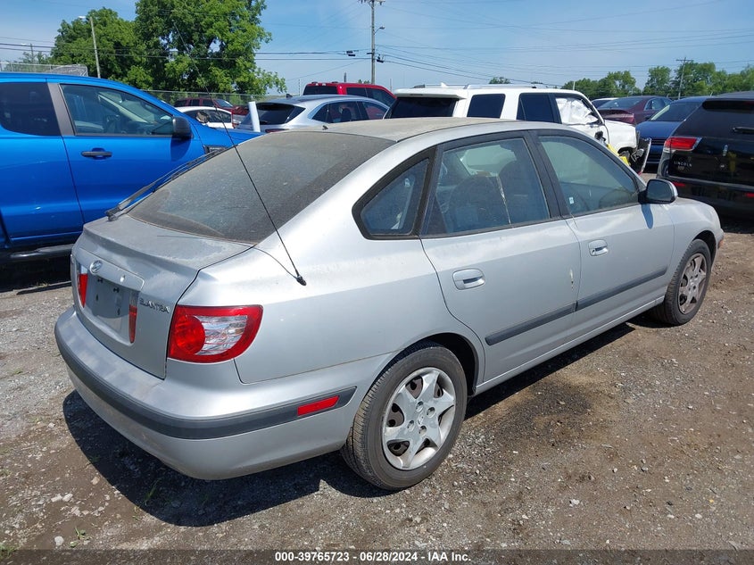 2005 Hyundai Elantra Gls/Gt VIN: KMHDN56D65U144917 Lot: 39765723