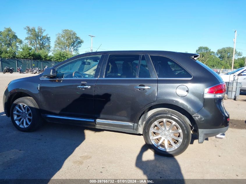 2011 Lincoln Mkx VIN: 2LMDJ8JK2BBJ13429 Lot: 39765732