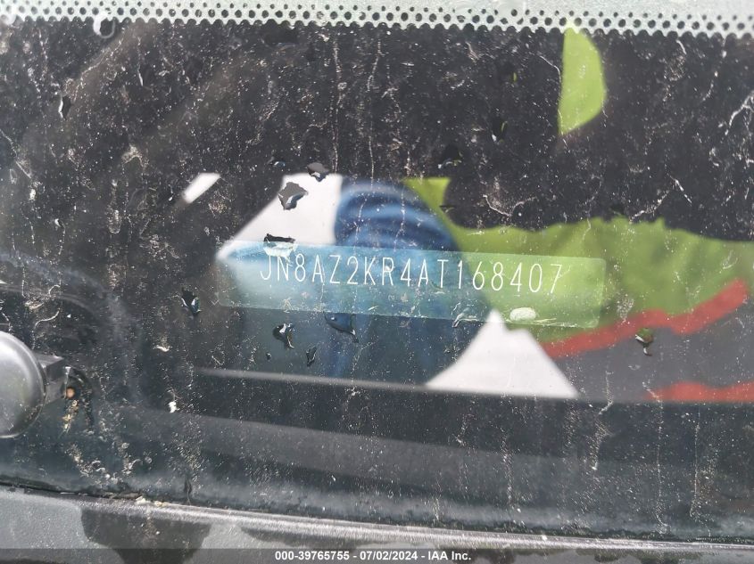 2010 Nissan Cube 1.8S VIN: JN8AZ2KR4AT168407 Lot: 39765755