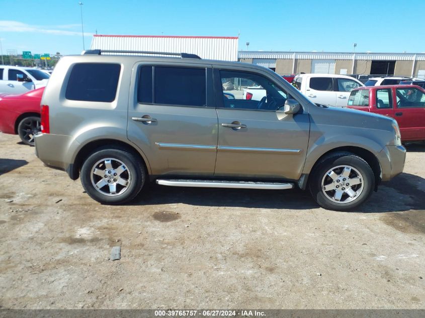 2011 Honda Pilot Touring VIN: 5FNYF3H93BB045699 Lot: 39765757