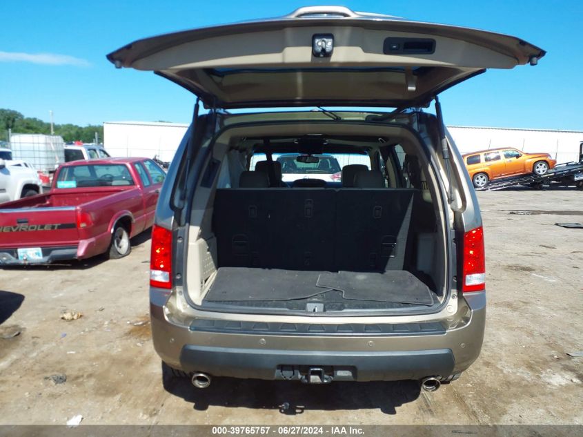 2011 Honda Pilot Touring VIN: 5FNYF3H93BB045699 Lot: 39765757