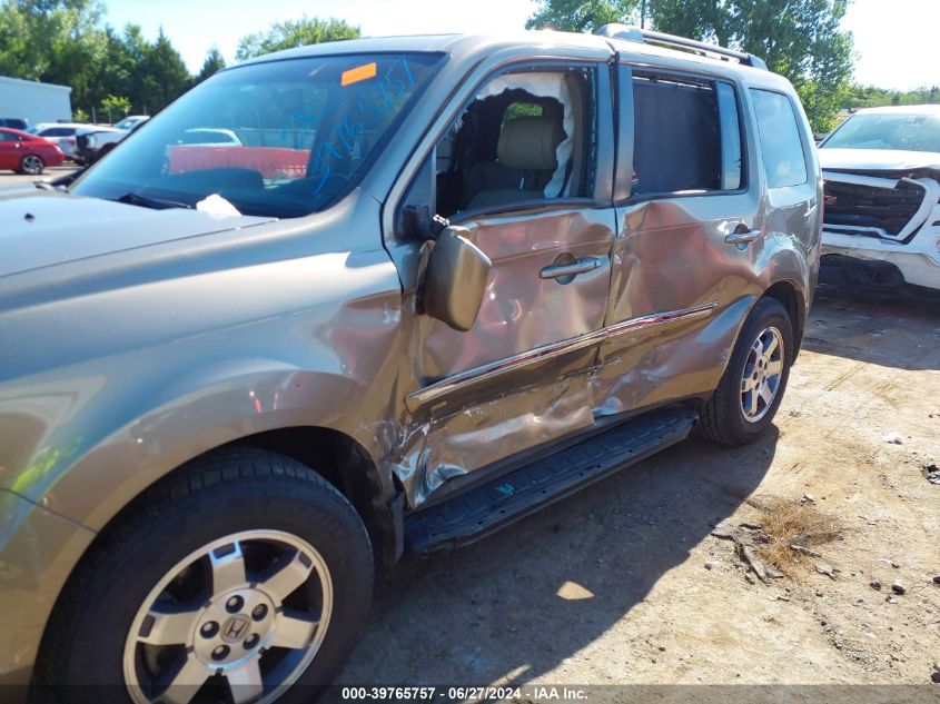 2011 Honda Pilot Touring VIN: 5FNYF3H93BB045699 Lot: 39765757