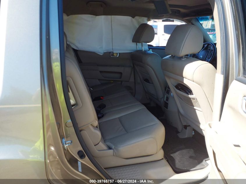 2011 Honda Pilot Touring VIN: 5FNYF3H93BB045699 Lot: 39765757