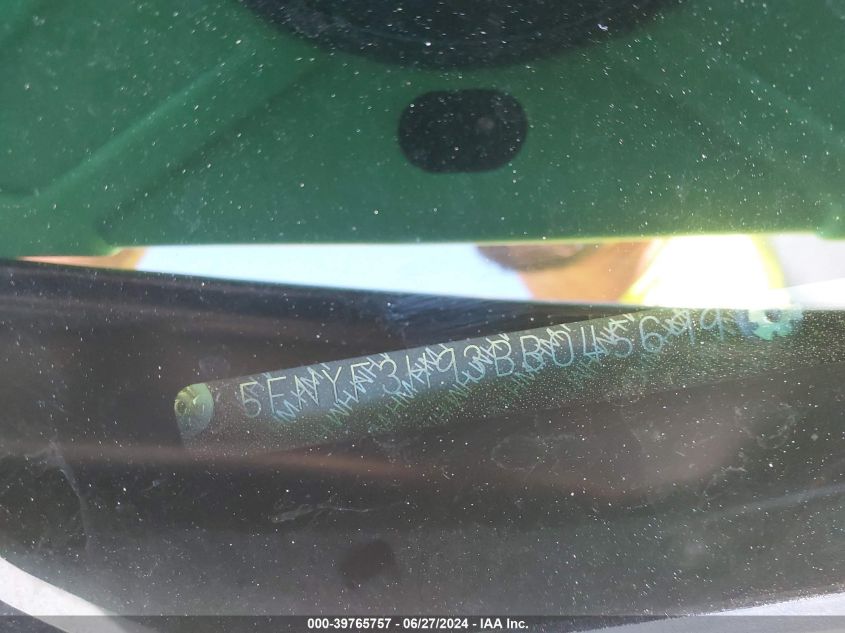 2011 Honda Pilot Touring VIN: 5FNYF3H93BB045699 Lot: 39765757