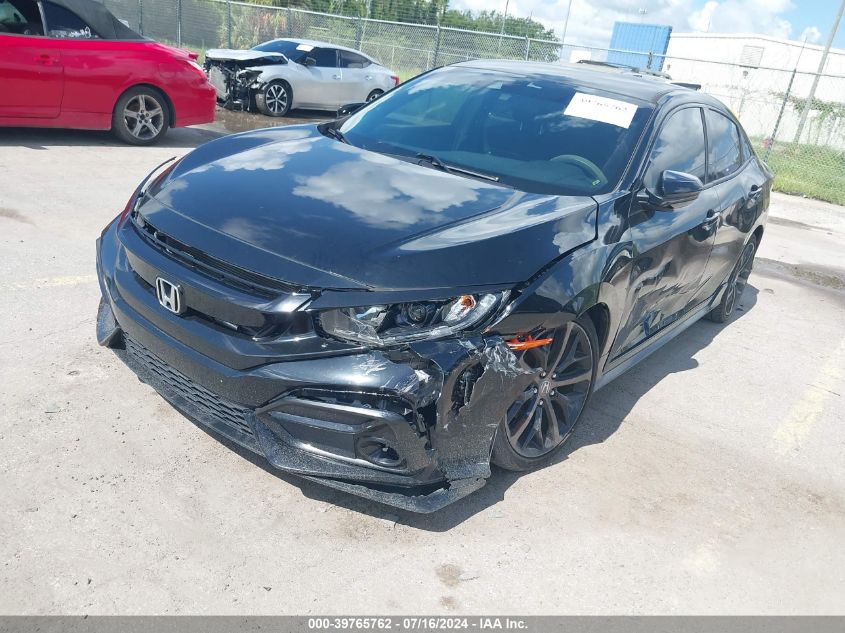 2021 Honda Civic Sport VIN: SHHFK7H44MU216654 Lot: 39765762