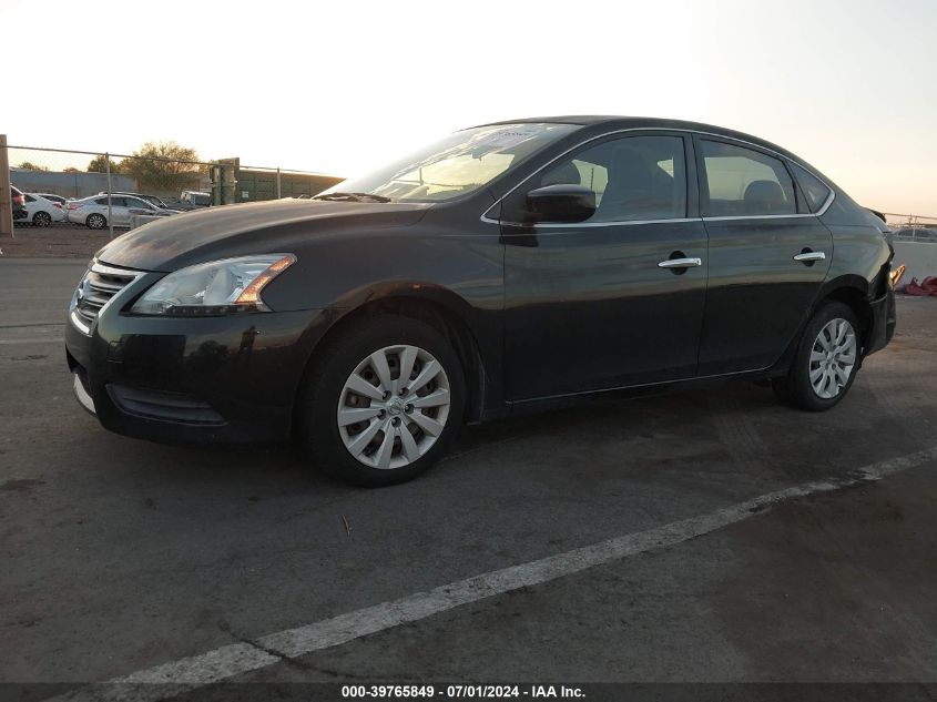 2014 Nissan Sentra Sv VIN: 3N1AB7AP0EY278870 Lot: 39765849